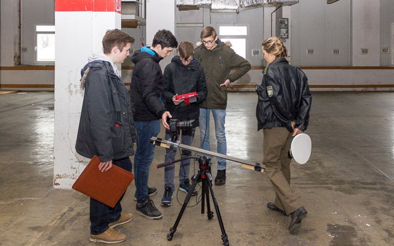 Die Crew bei der Arbeit