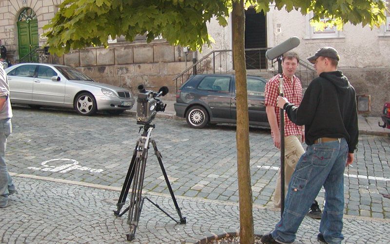 Dreharbeiten in Münchberg